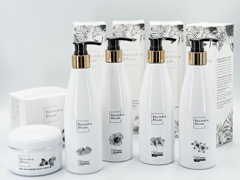 ชุดผลิตภัณฑ์เครื่องสำอางจากข้าวหอมมะลิไทย